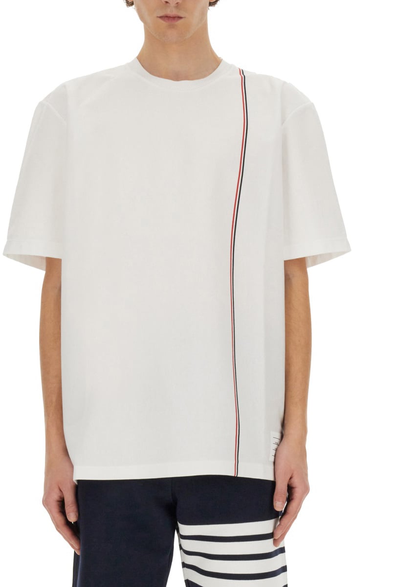 Thom Browne JERSEY T-SHIRT Wit