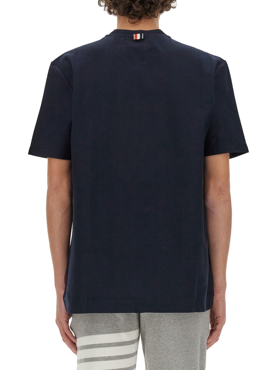 Thom Browne JERSEY T-SHIRT Blauw