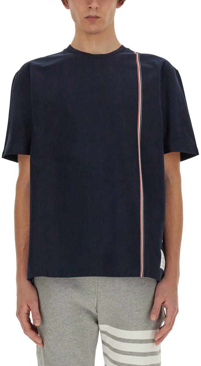 Thom Browne JERSEY T-SHIRT Blauw