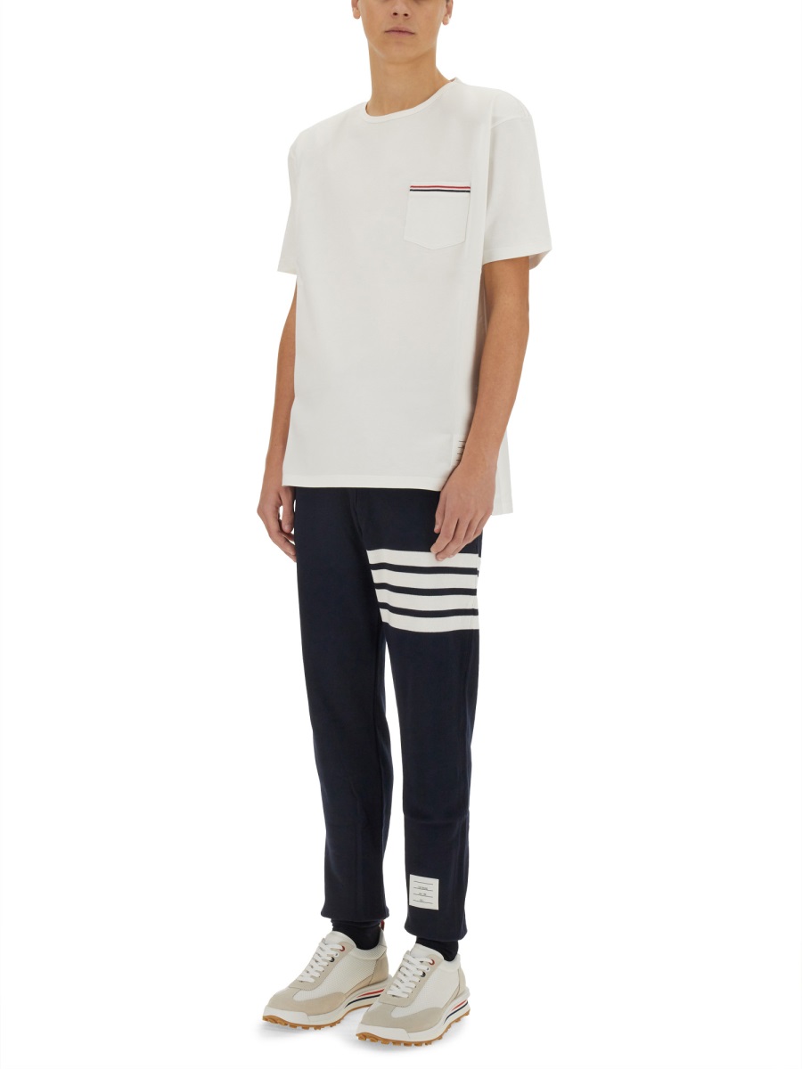 Thom Browne T-SHIRT WITH POCKET Wit