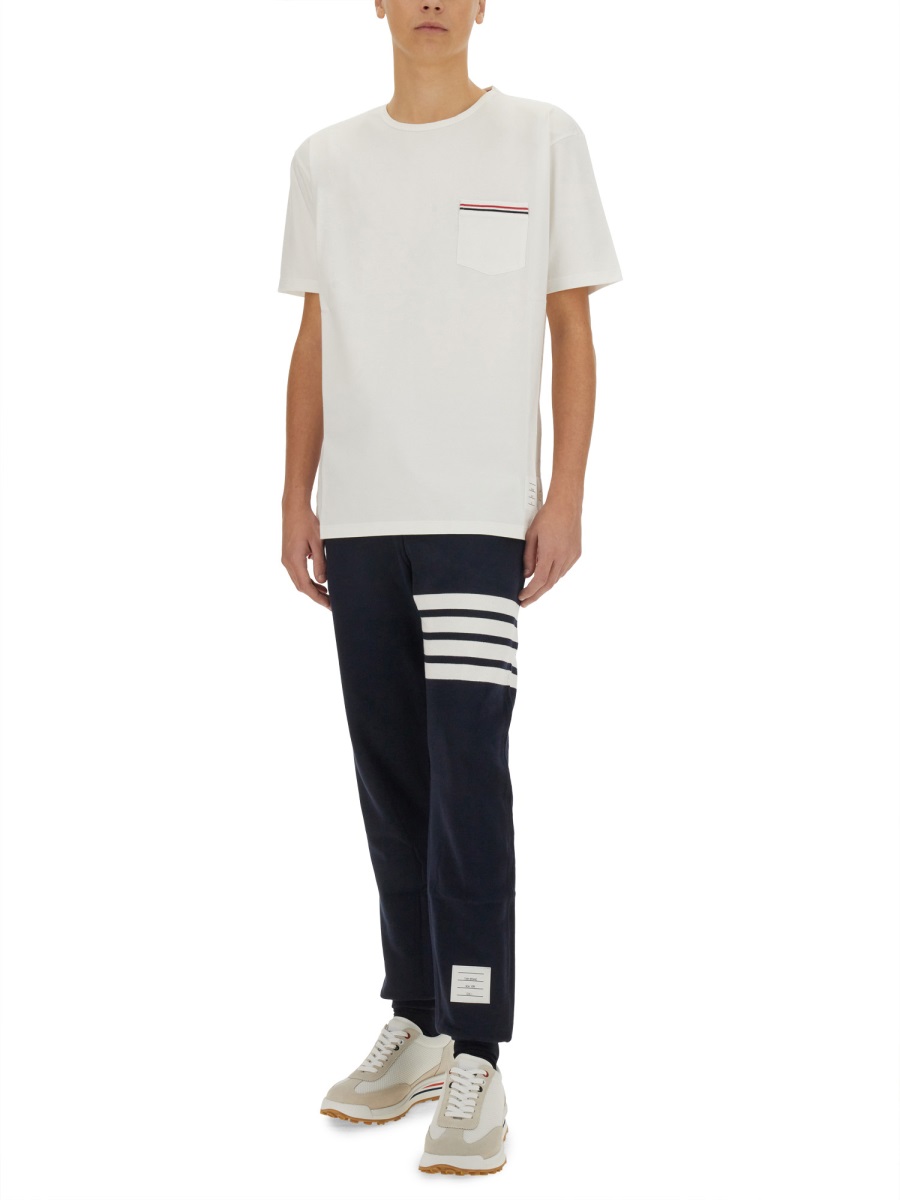 Thom Browne T-SHIRT WITH POCKET Wit