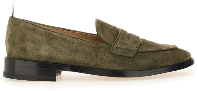 Thom Browne VARSITY LOAFER "PENNY" Groen