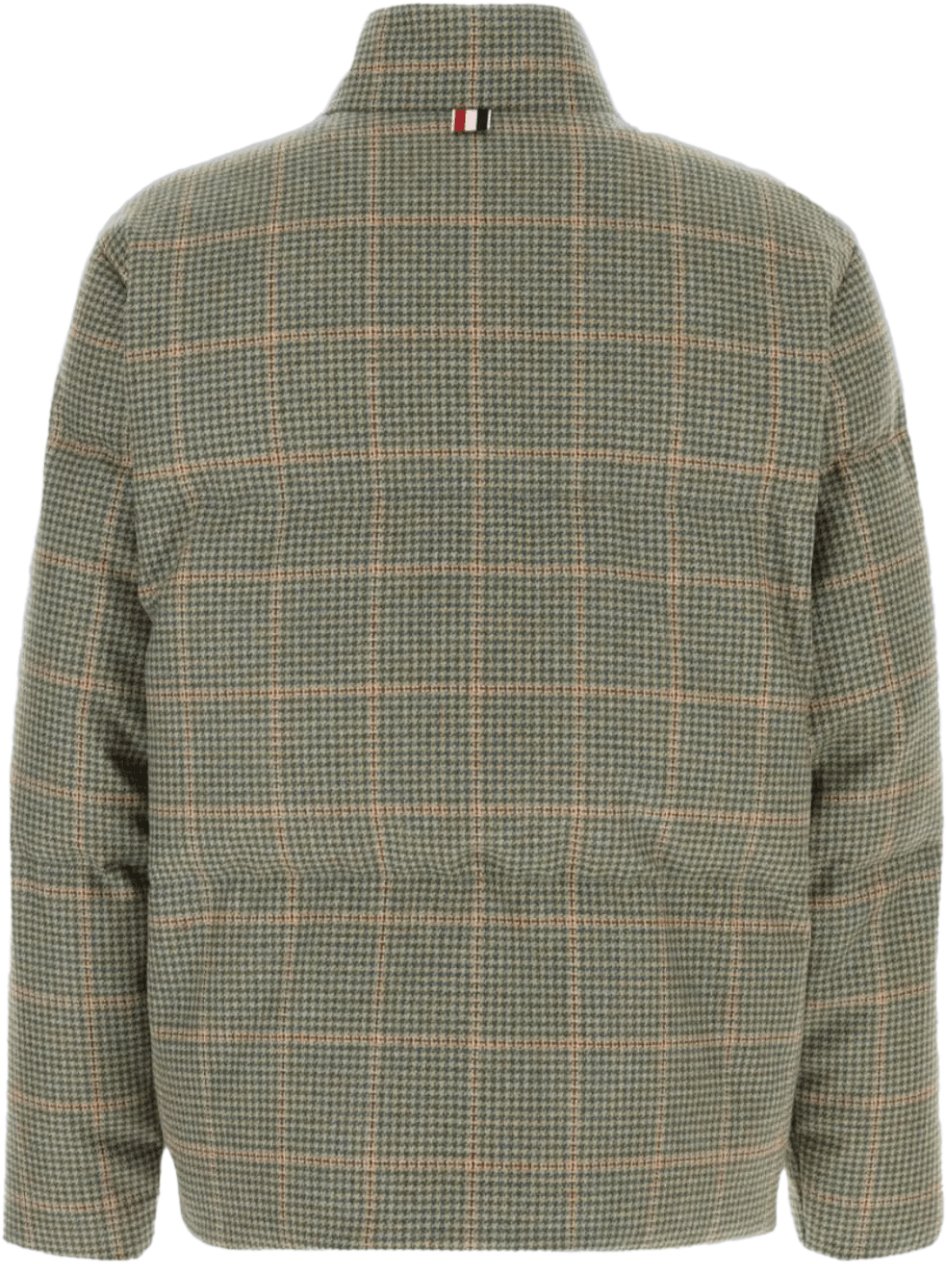 Thom Browne 4 BAR REVERSIBLE DOWN JACKET Groen