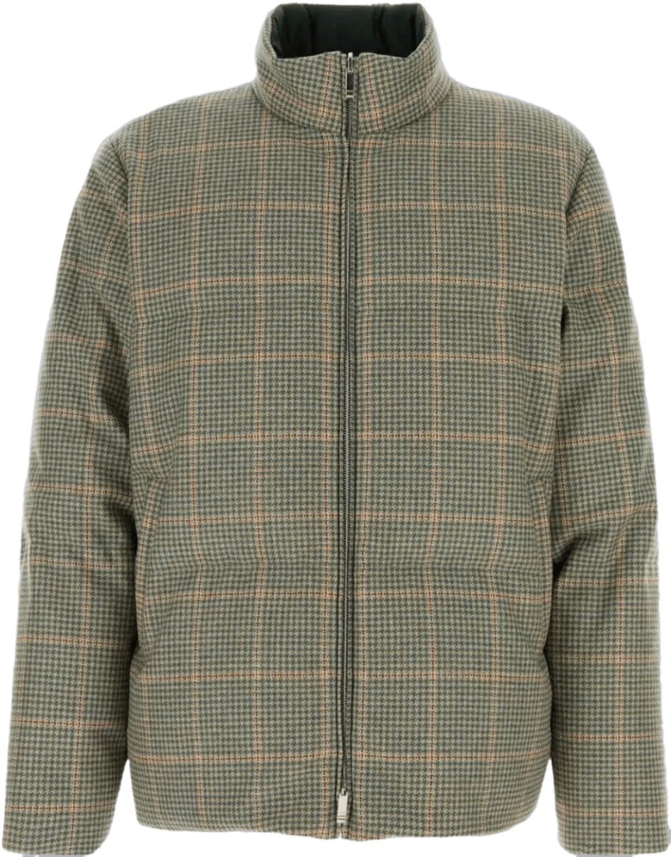 Thom Browne 4 BAR REVERSIBLE DOWN JACKET Groen