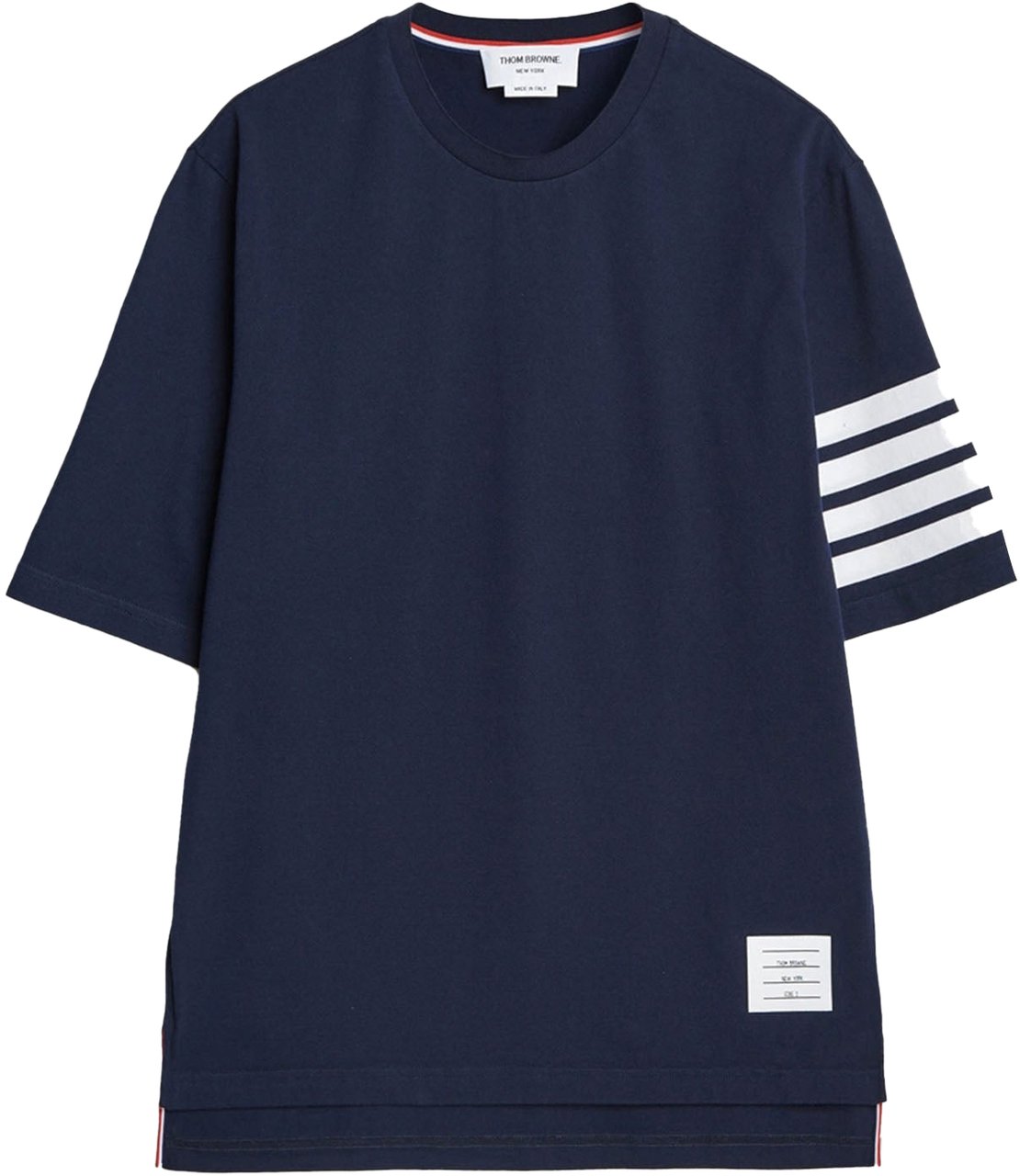 Thom Browne 4 BAR T-SHIRT Blauw