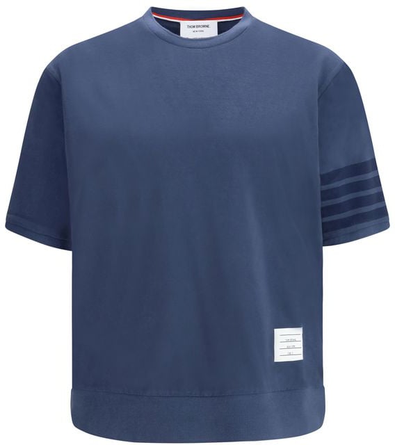 Thom Browne Thom Browne Blue Cotton Sportswear Bruin