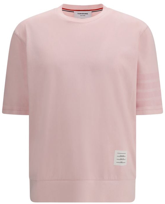 Thom Browne Multicolor Cotton T-Shirt Bruin