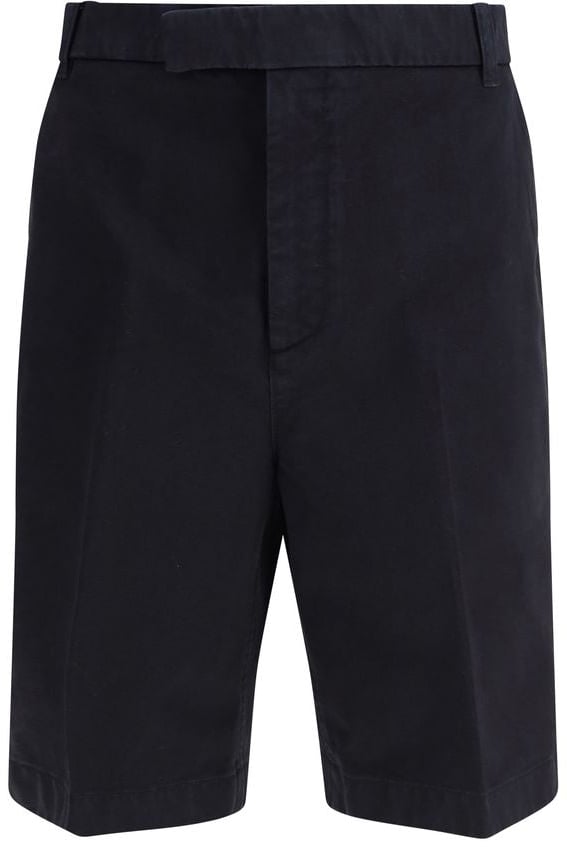 Thom Browne Thom Browne Blue Polyester Bermuda Shorts Bruin