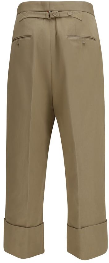 Thom Browne Thom Browne Beige Cotton Casual Pants Bruin