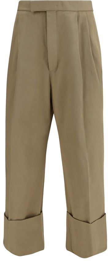 Thom Browne Thom Browne Beige Cotton Casual Pants Bruin