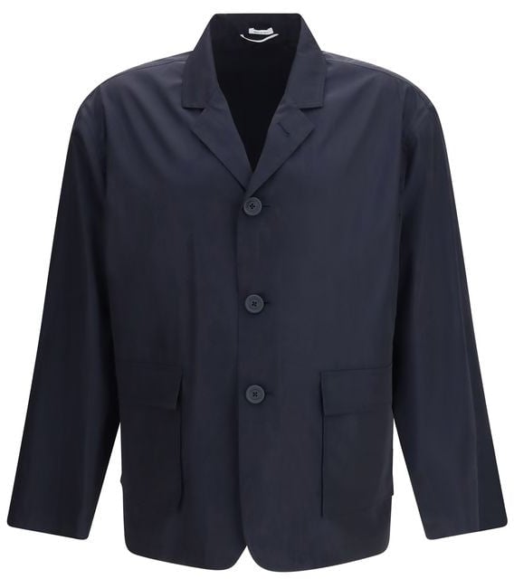 Thom Browne Thom Browne Blue Polyester Coat Bruin