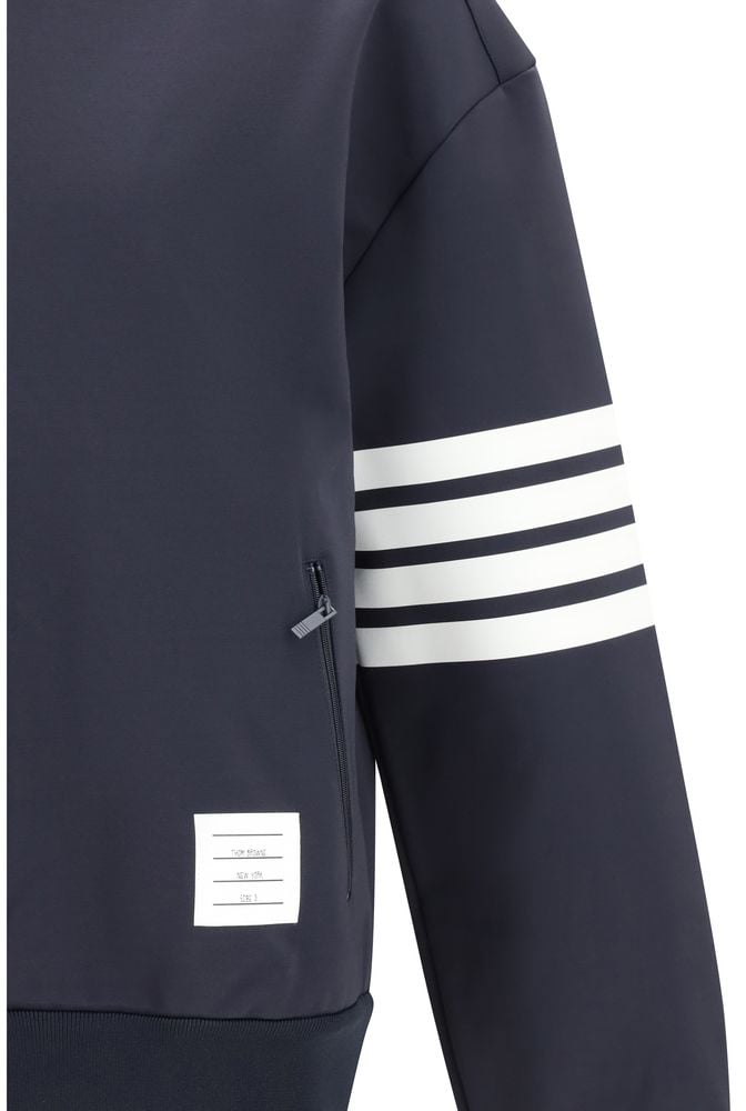 Thom Browne Thom Browne Blue Viscose Bomber Bruin