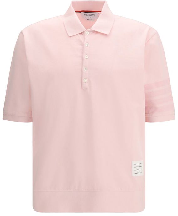 Thom Browne Thom Browne Multicolor Cotton Polo Shirt Bruin