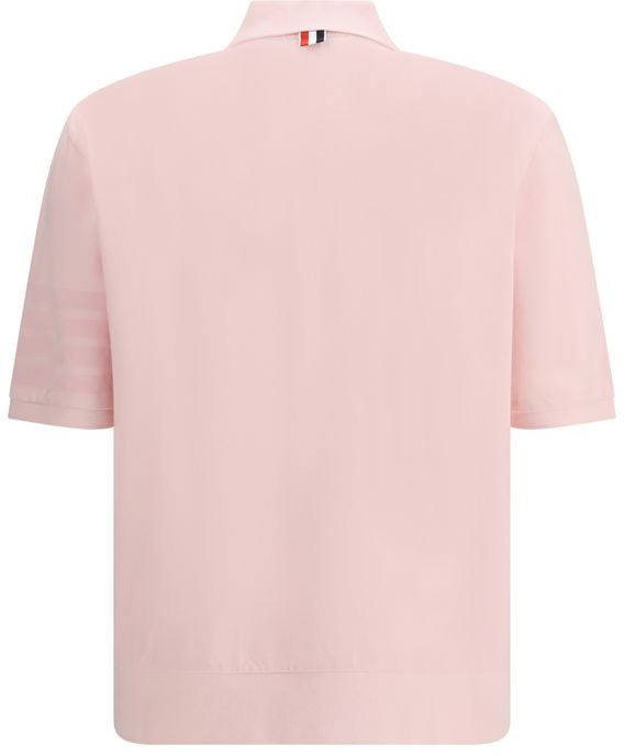 Thom Browne Thom Browne Multicolor Cotton Polo Shirt Bruin