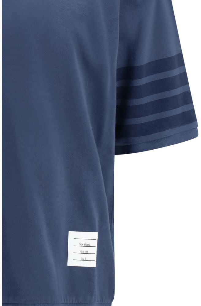 Thom Browne Thom Browne Blue Cotton Sportswear Bruin