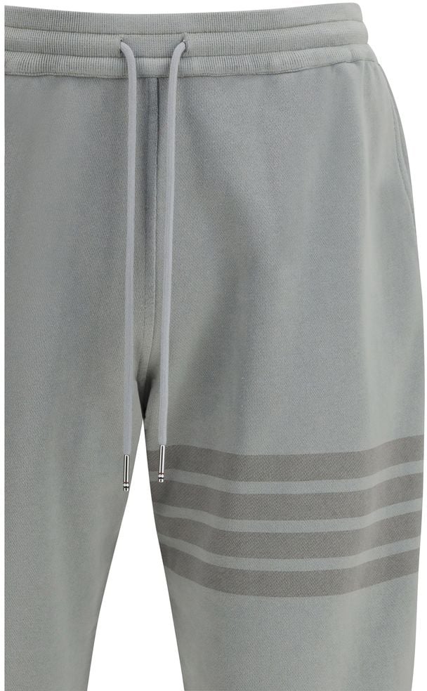 Thom Browne Thom Browne Gray Cotton Joggers (Workout Pants) Bruin