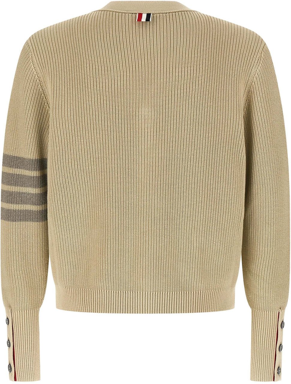 Thom Browne Beige Cotton Cardigan Beige