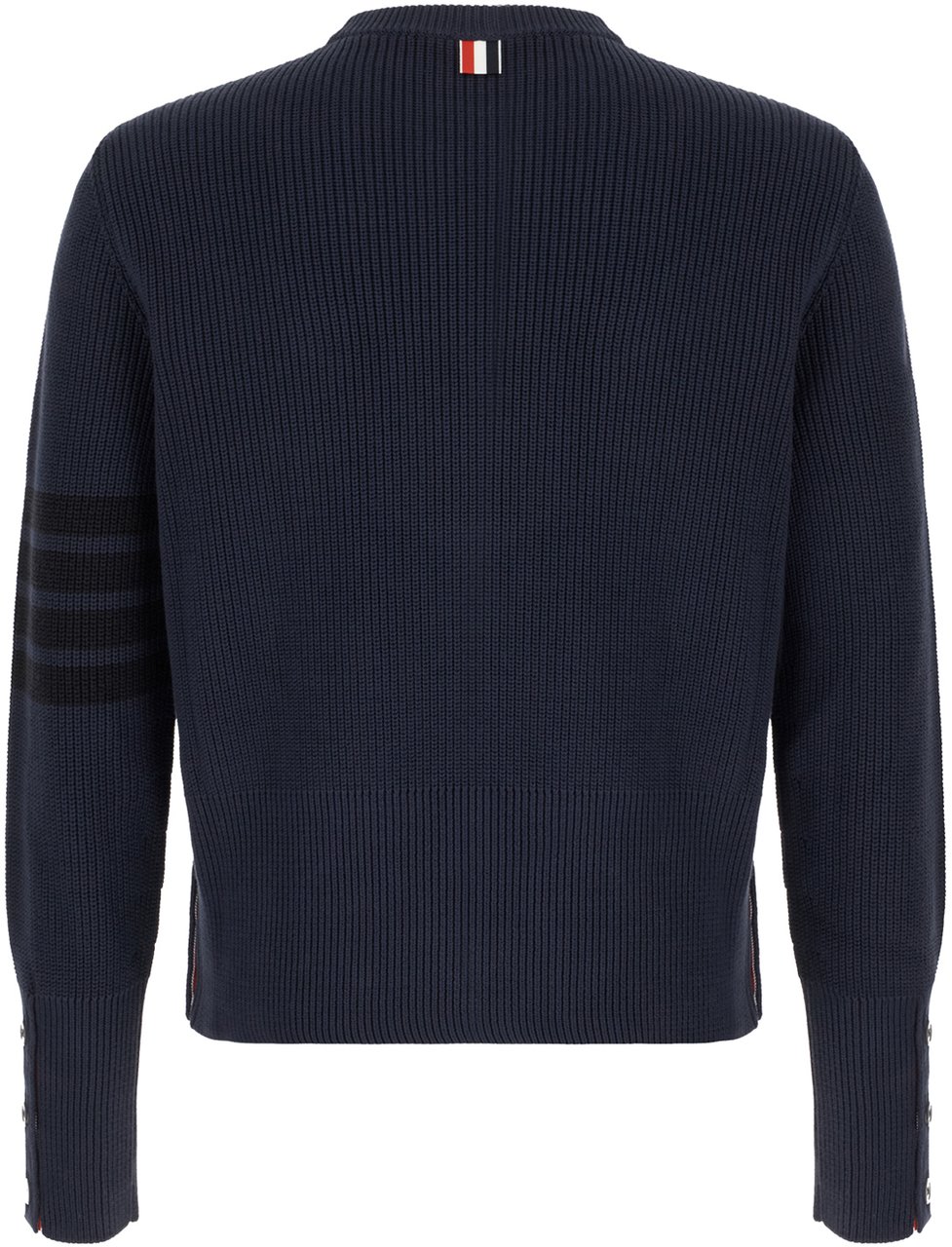 Thom Browne Midnight blue cotton sweater Blauw