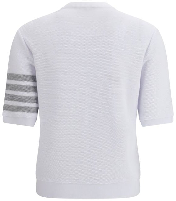 Thom Browne White Cotton Sportswear Wit