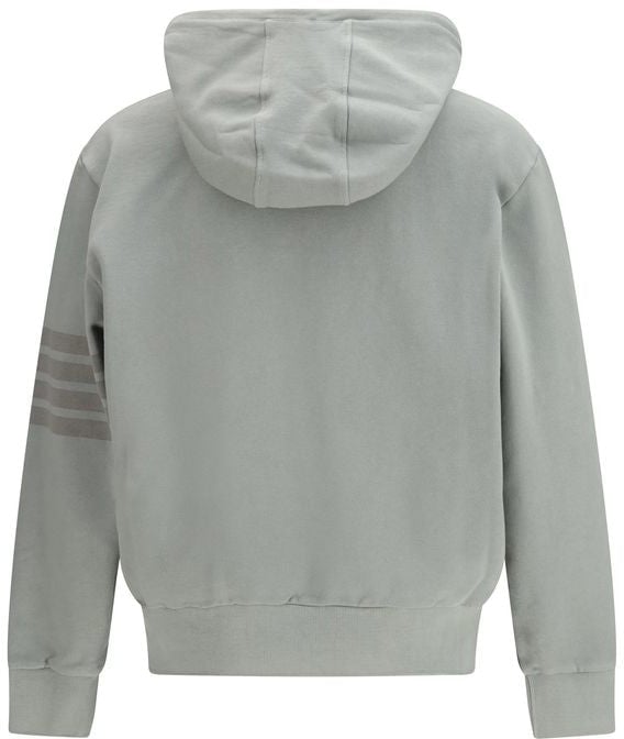 Thom Browne Gray Cotton Sweatshirt Grijs