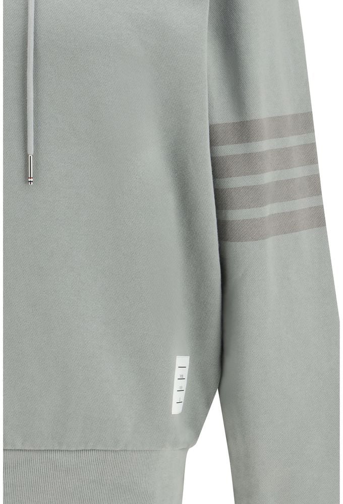 Thom Browne Gray Cotton Sweatshirt Grijs