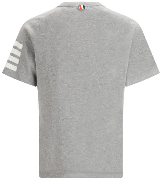 Thom Browne Gray Cotton T-Shirt Bruin