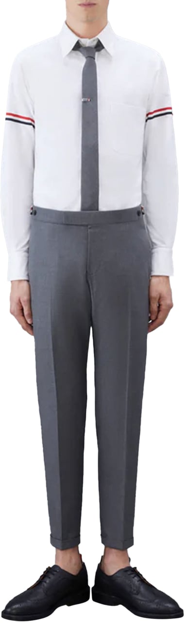 Thom Browne OXFORD ARMBANDS CLASSIC SHIRT WHITE Wit