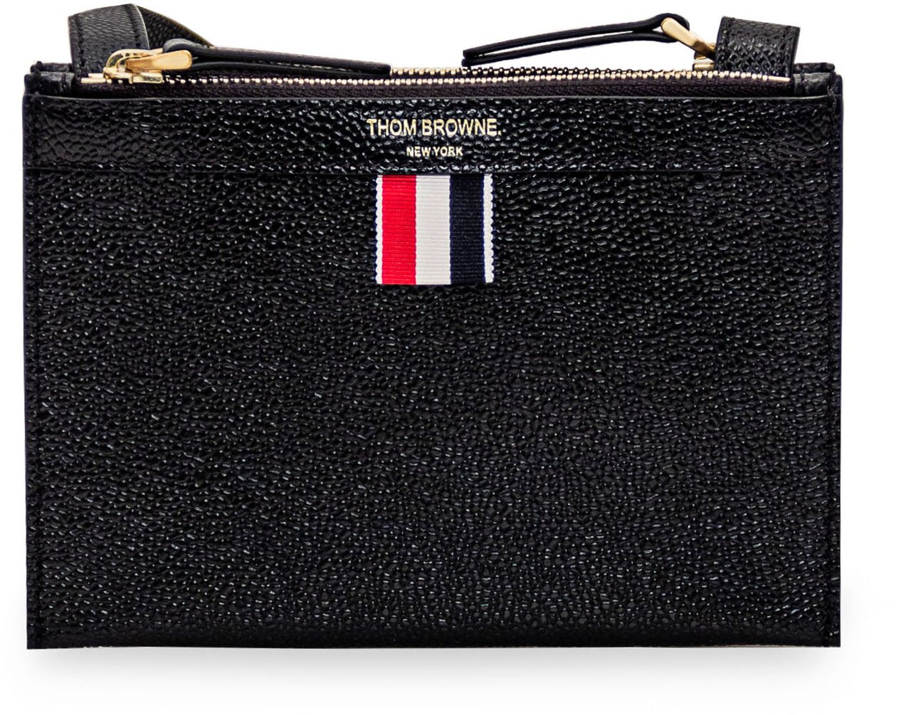 Thom Browne Portadocumenti in Pelle Mini Zwart