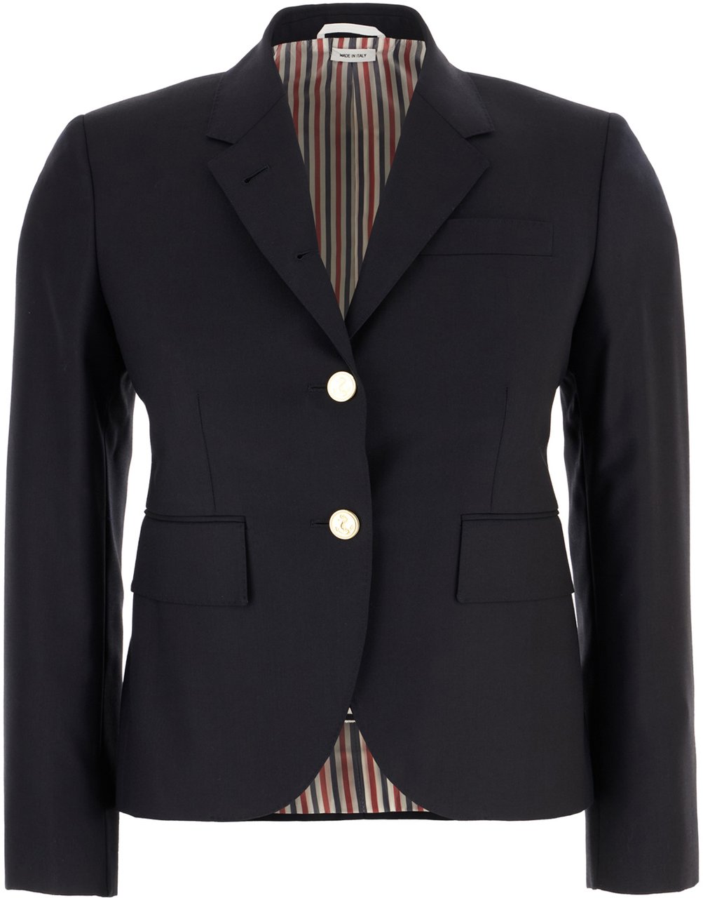 Thom Browne Midnight blue wool blazer Blauw