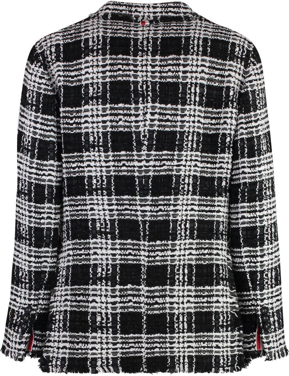 Thom Browne Tweed blazer Zwart