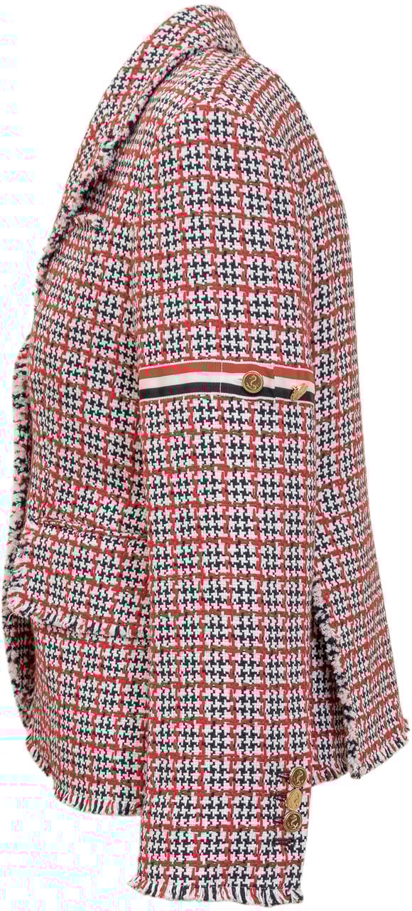Thom Browne Cappotto Sportivo Armhole Rood