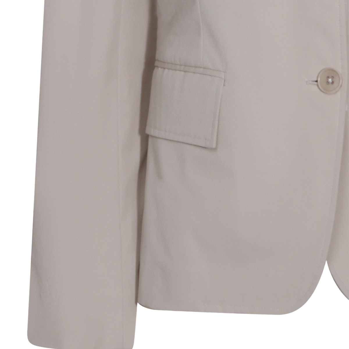 Thom Browne Beige Tailored Jacket with Notched Collar Neutraal