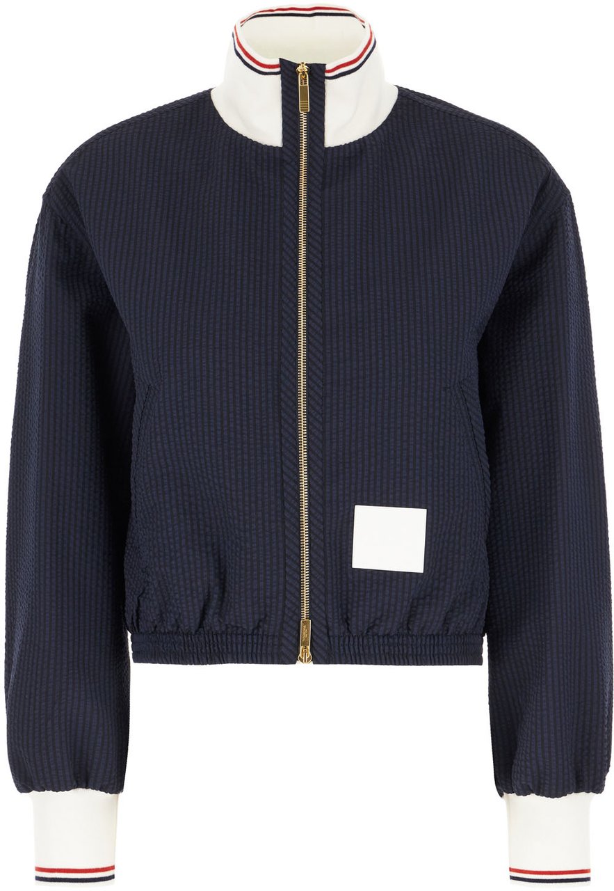 Thom Browne Thom Browne Navy blue wool jacket Blauw