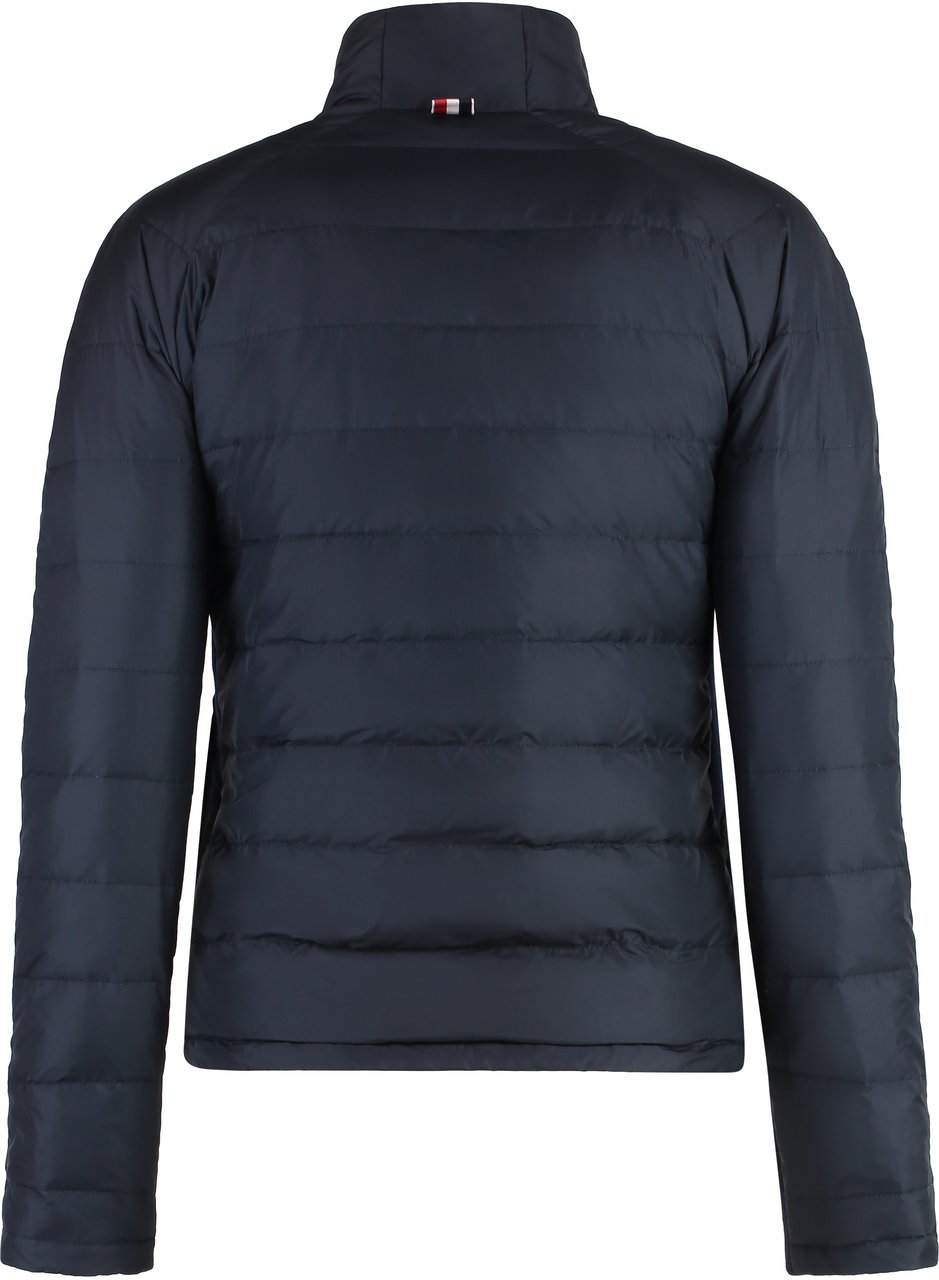 Thom Browne Techno-nylon down jacket Navy