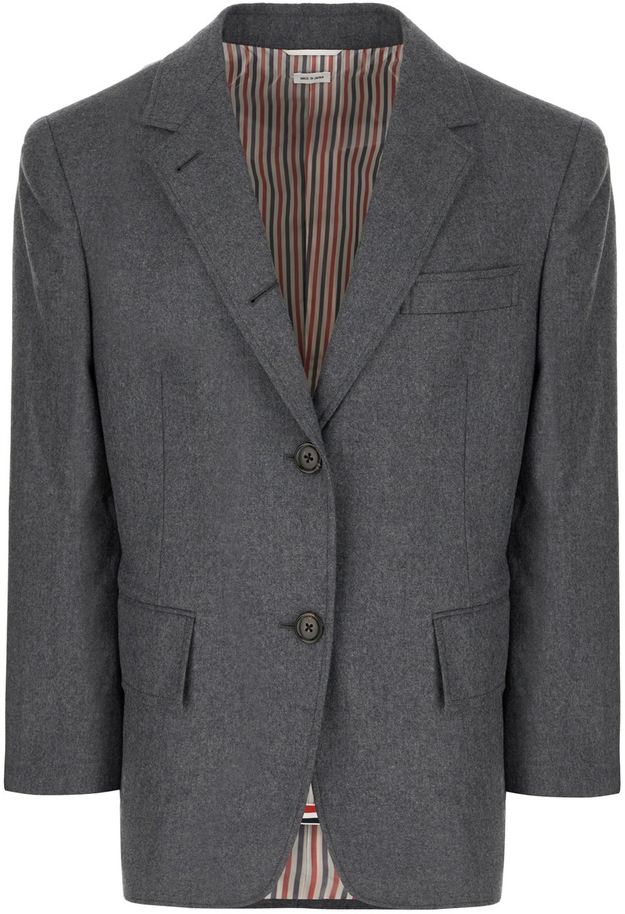 Thom Browne Thom Browne Grey wool blazer Grijs