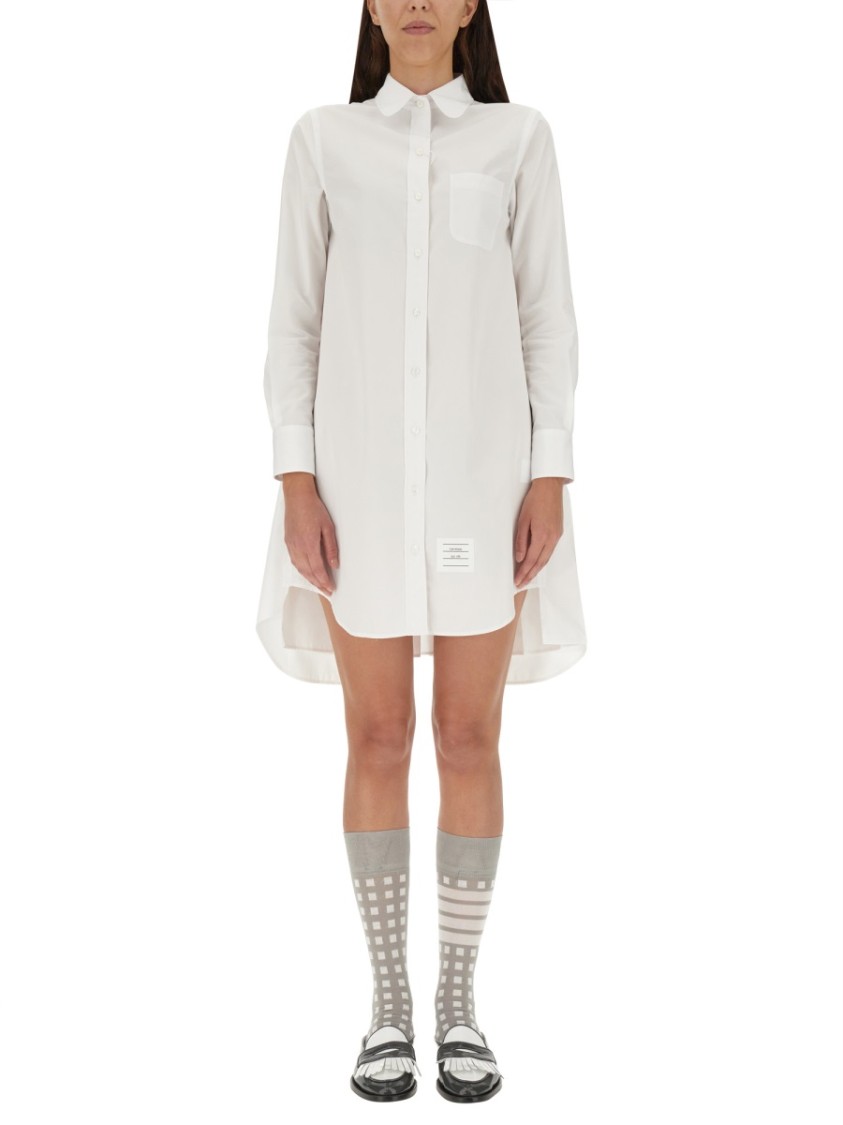 Thom Browne Shirt Dress Wit