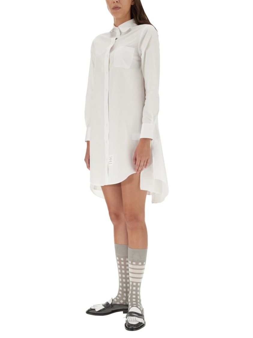 Thom Browne Shirt Dress Wit