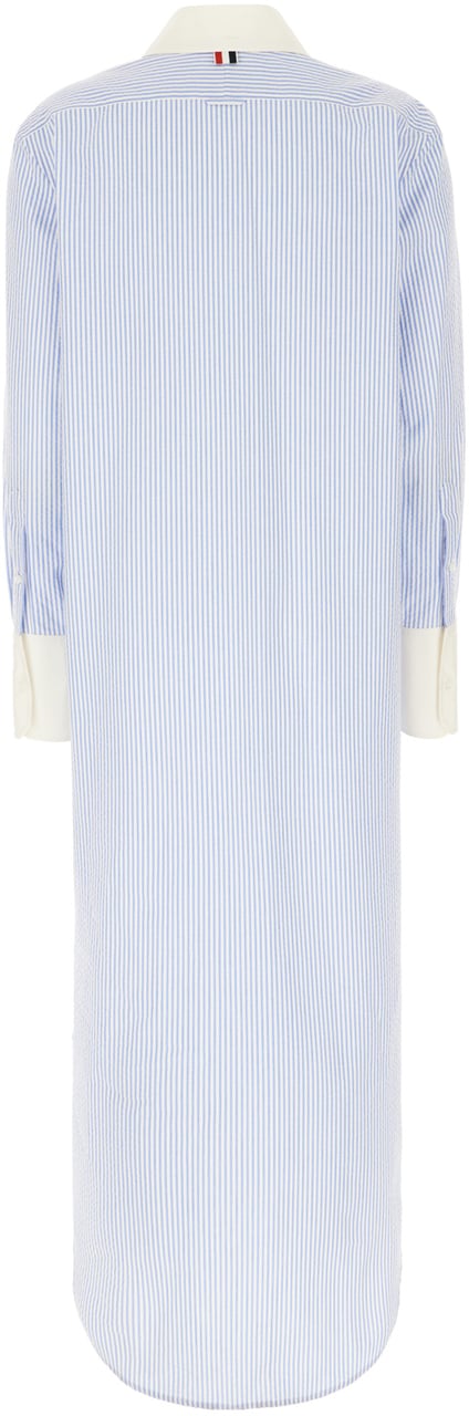 Thom Browne Thom Browne Embroidered cotton shirt dress Divers