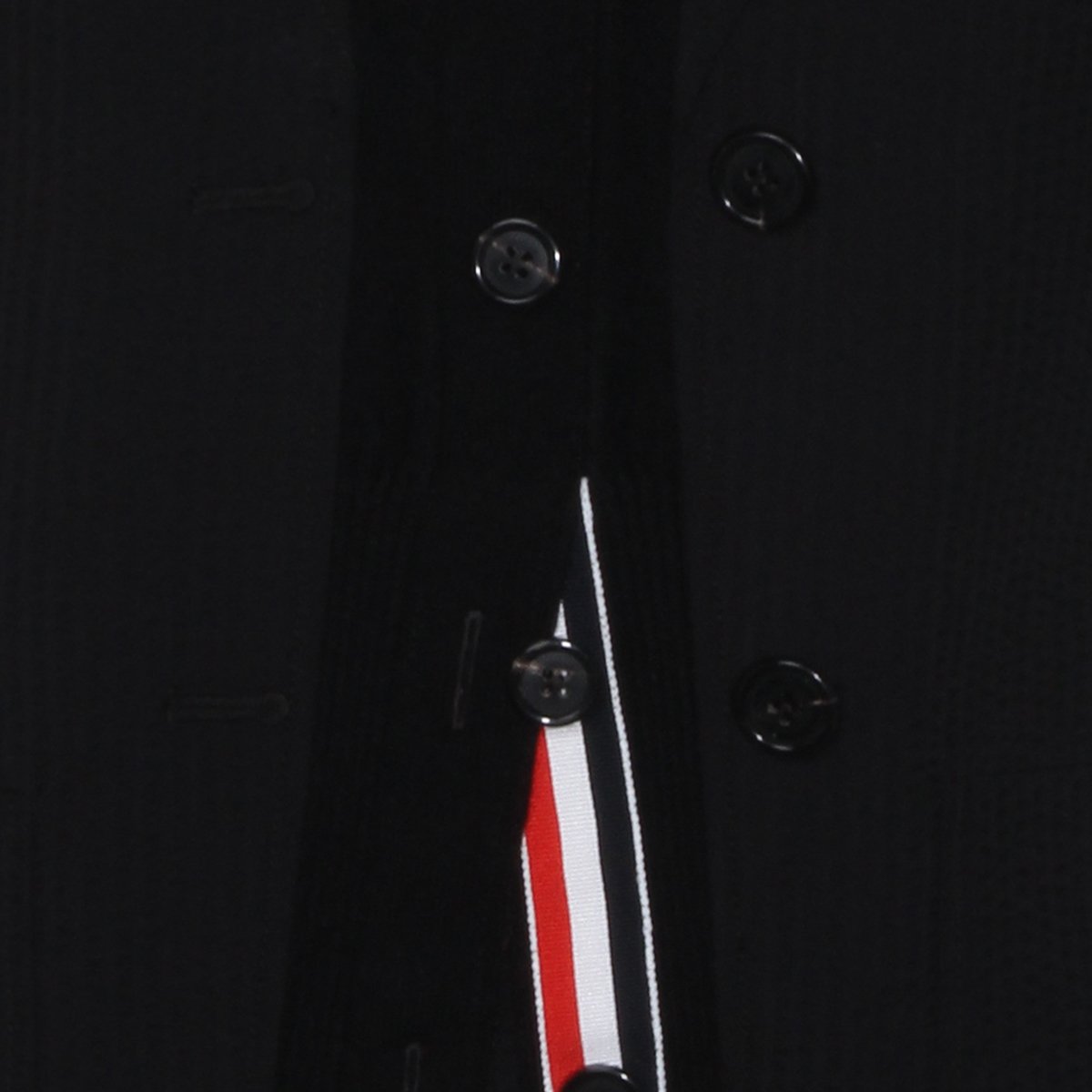 Thom Browne Tailored Black Mini Dress Zwart