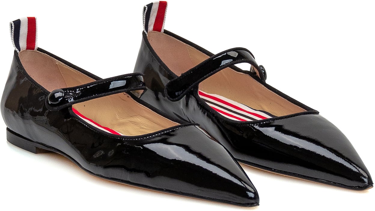 Thom Browne Ballerina a Punta Zwart