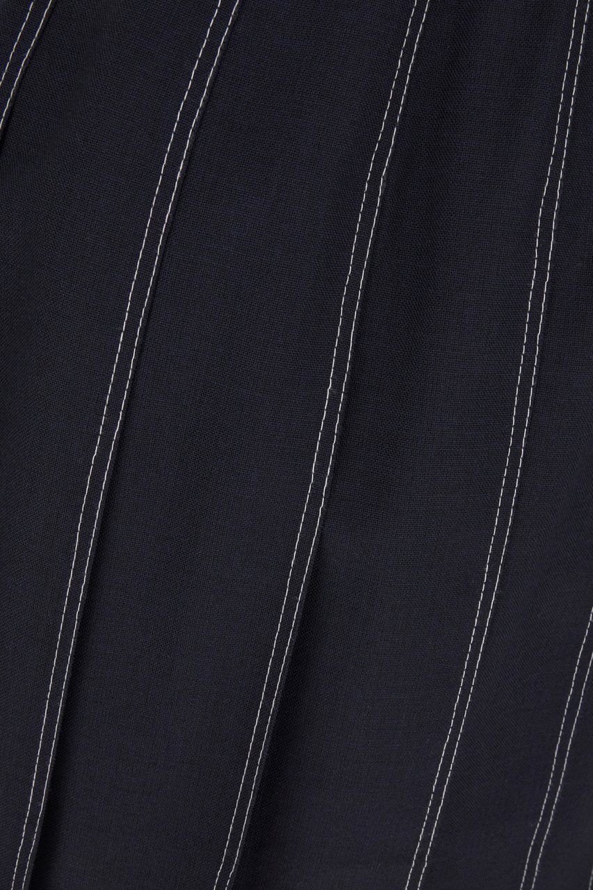 Thom Browne Thom Browne Navy blue wool skirt Blauw