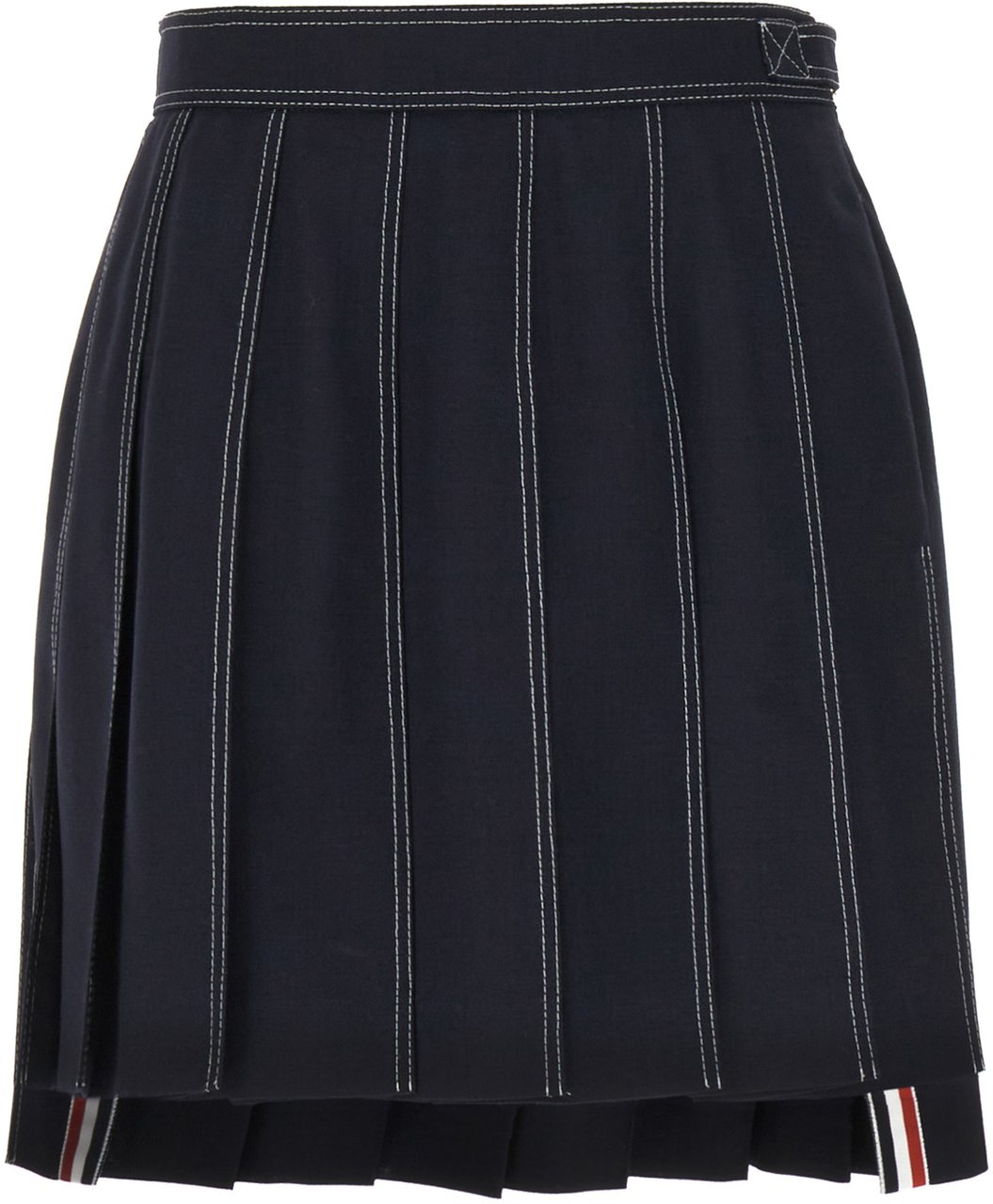 Thom Browne Thom Browne Navy blue wool skirt Blauw