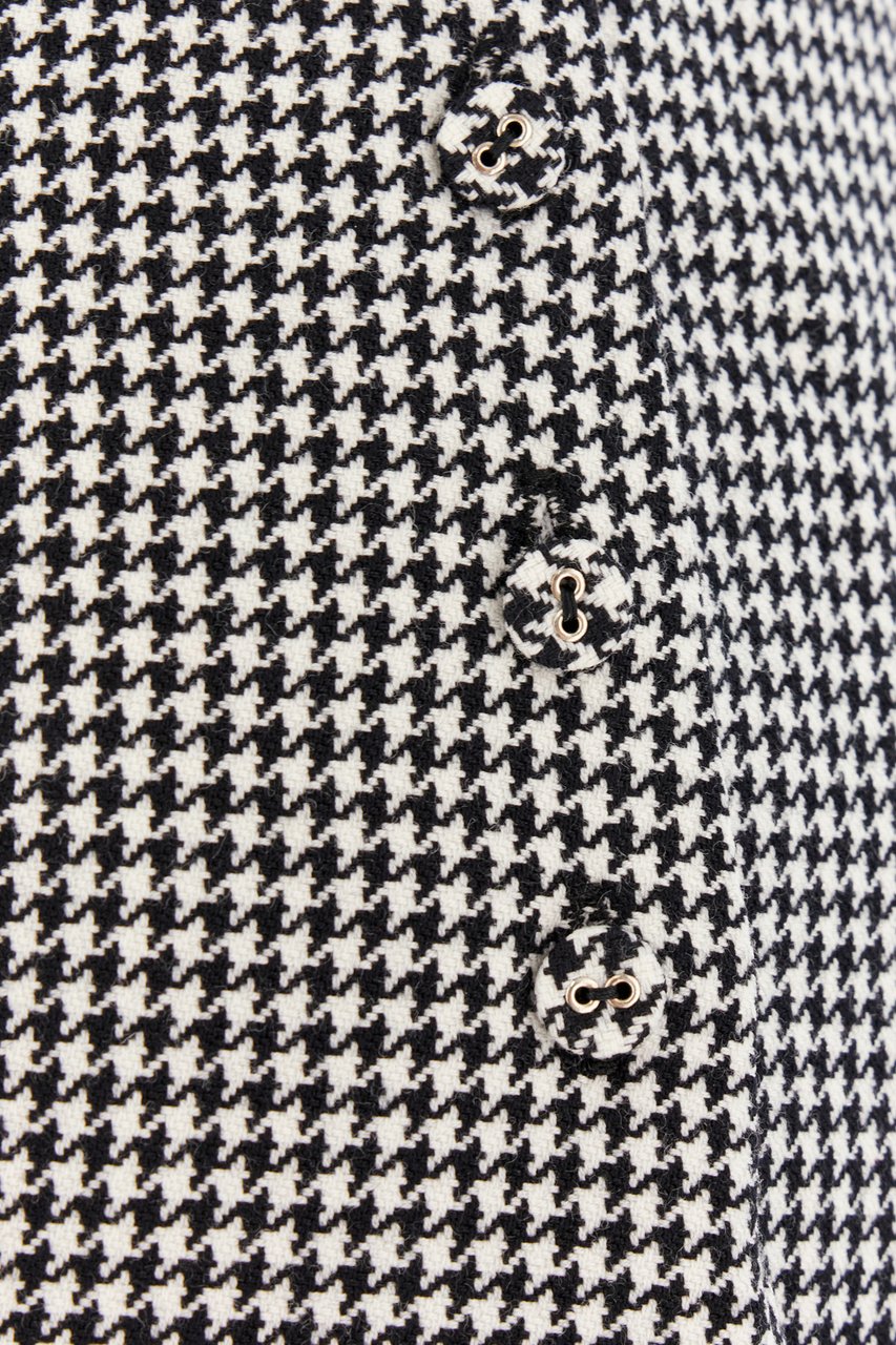 Thom Browne Thom Browne Embroidered wool skirt Grijs