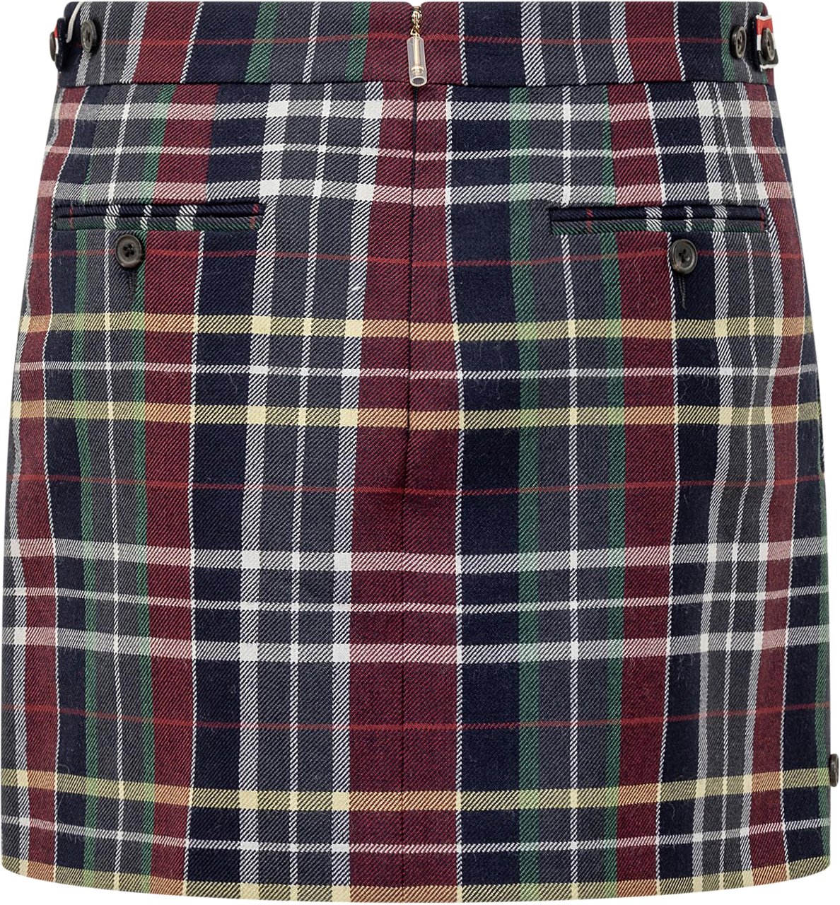 Thom Browne Minigonna Check Rood