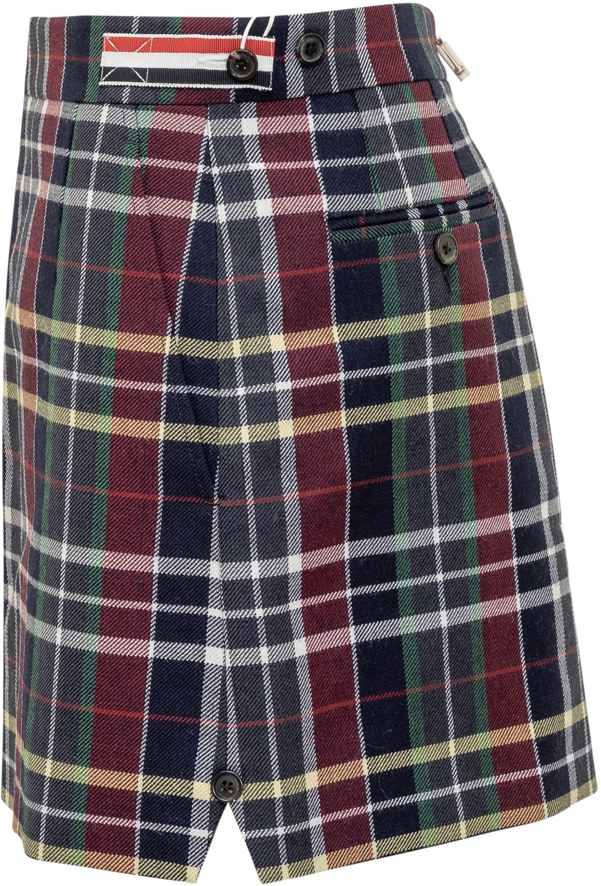 Thom Browne Minigonna Check Rood