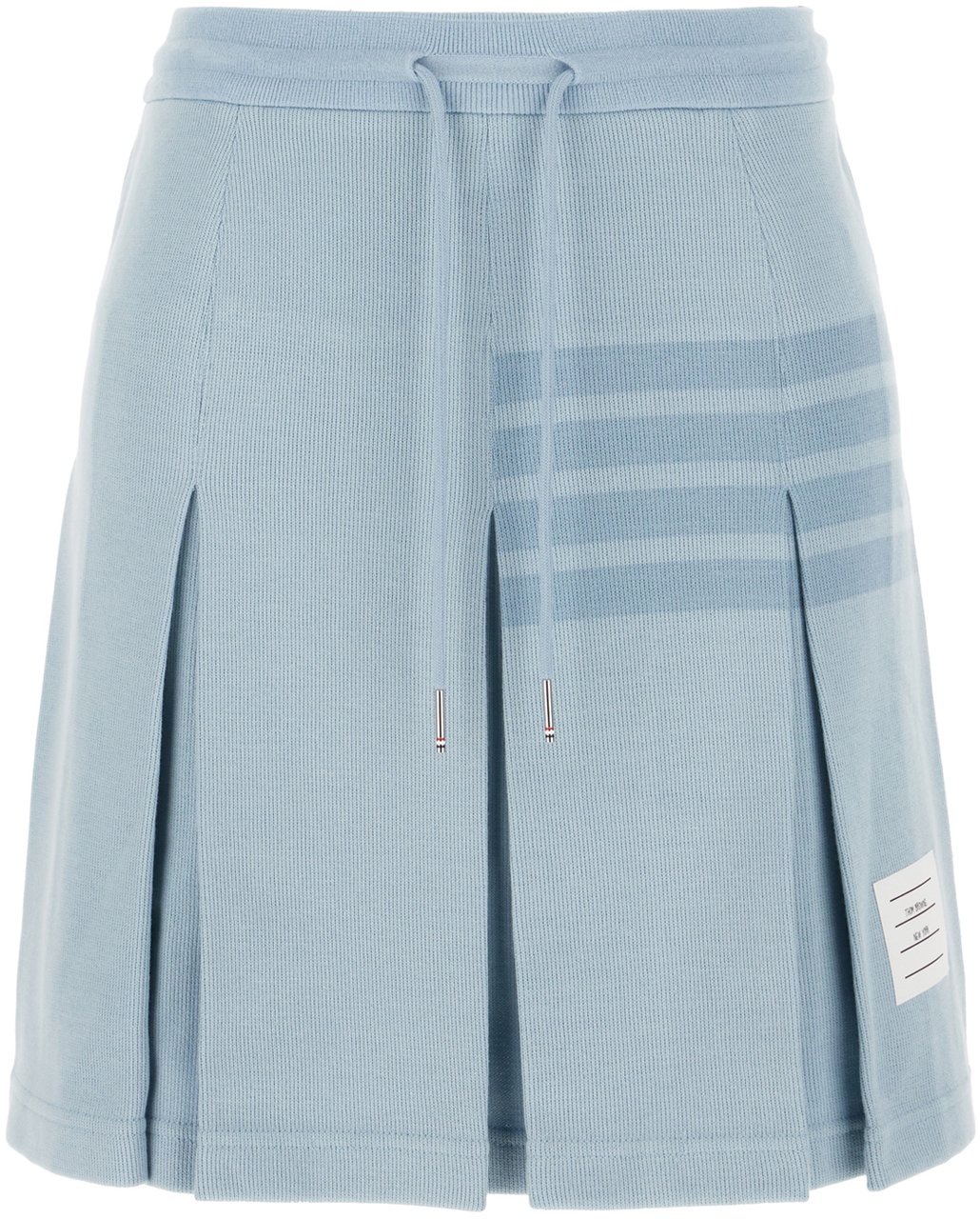 Thom Browne Thom Browne Light blue cotton skirt Lichtblauw