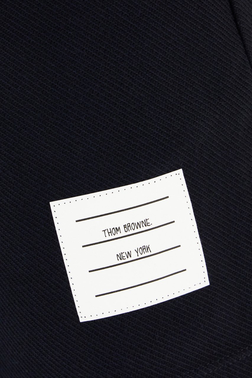Thom Browne Thom Browne Midnight blue cotton mini skirt Blauw