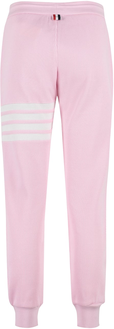 Thom Browne Cotton piqué trousers Roze