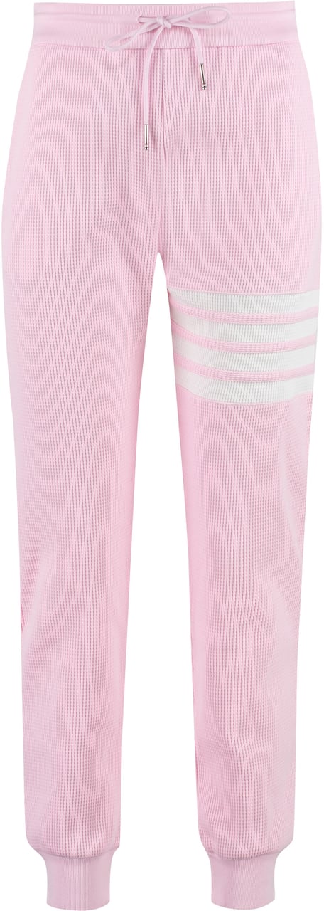 Thom Browne Cotton piqué trousers Roze