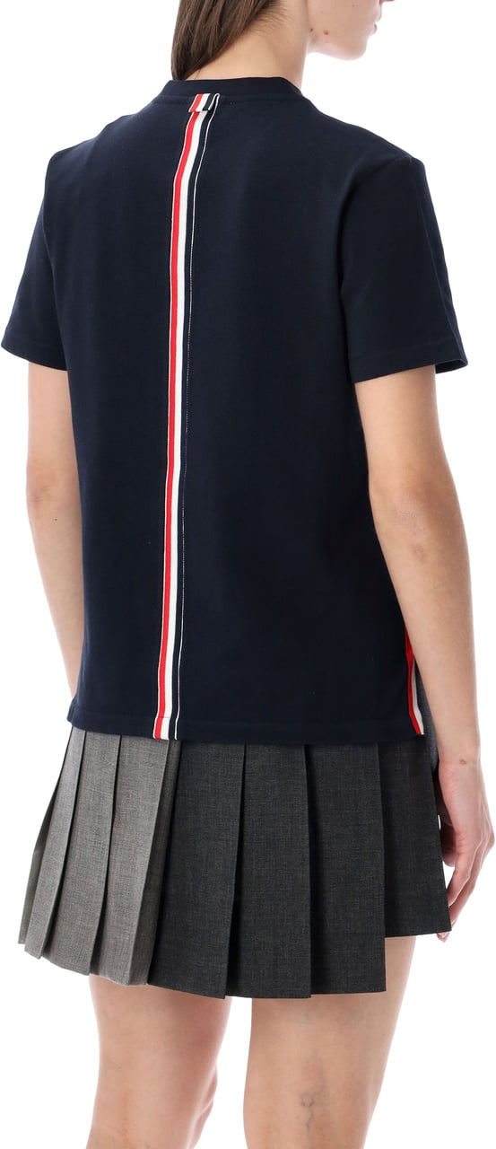 Thom Browne Thom Browne classic piqué t-shirt Blauw